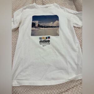 Nike Kids White Beach Graphic Tee